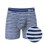 The Sailor | Nautical Stripe Ball Hammock® Pouch Underwear With Fly - Shinesty