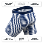 The Sailor | Nautical Stripe Ball Hammock® Boxer - Long Leg - Shinesty