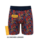 The San Diego Sunrise | Tropical Foliage Ball Hammock® Boxer - Long Leg - Shinesty