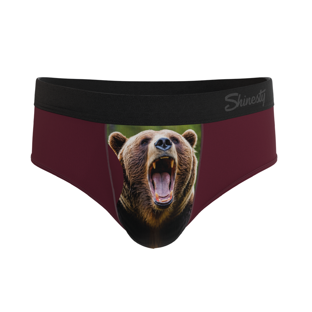 The Scare Bear | Grizzly Bear Ball Hammock® Pouch Underwear Briefs - Shinesty