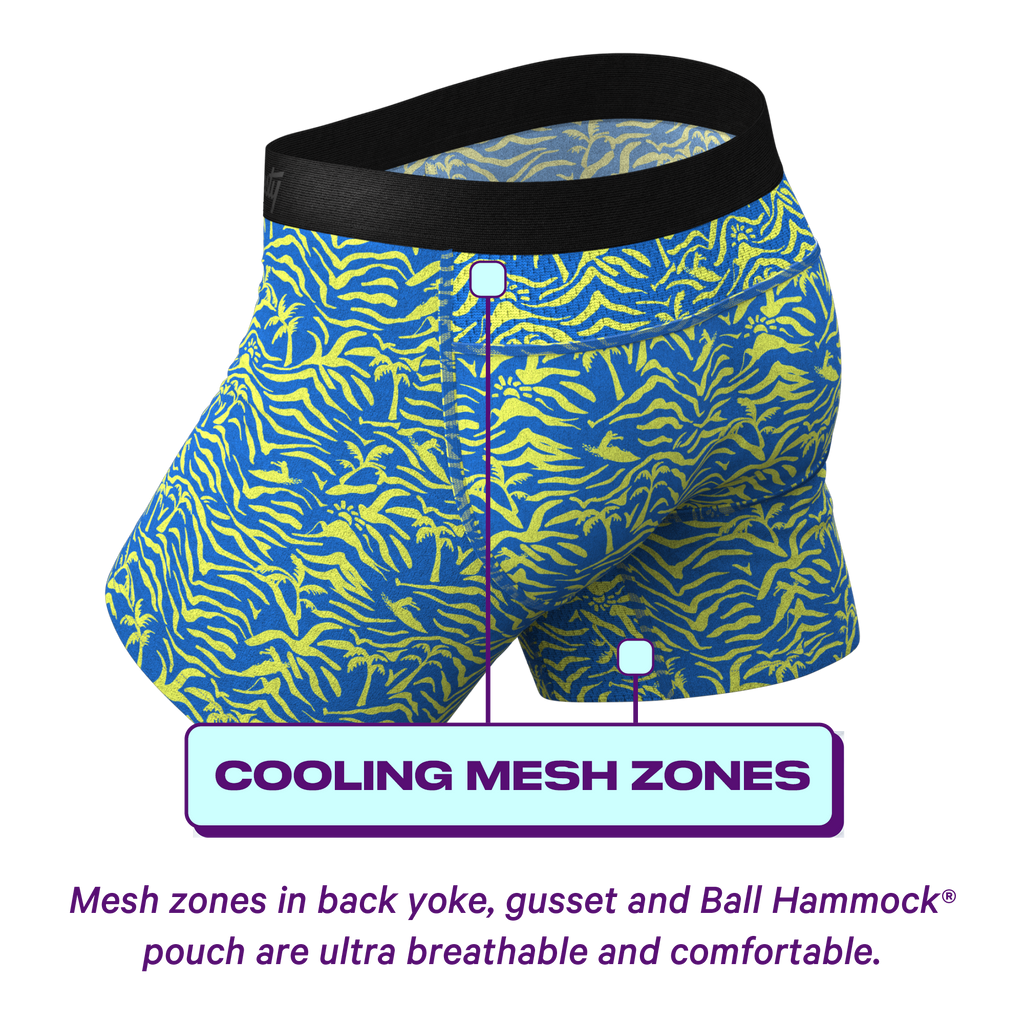 The Sea Breeze | Tropical Palm Tree paradICE™ Cooling Ball Hammock® Underwear - Shinesty