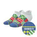 The Secretariat | Derby Flag Heel Hammock™ Ankle Socks - Shinesty
