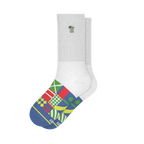 The Secretariat | Derby Flag Heel Hammock™ Crew Socks - Shinesty