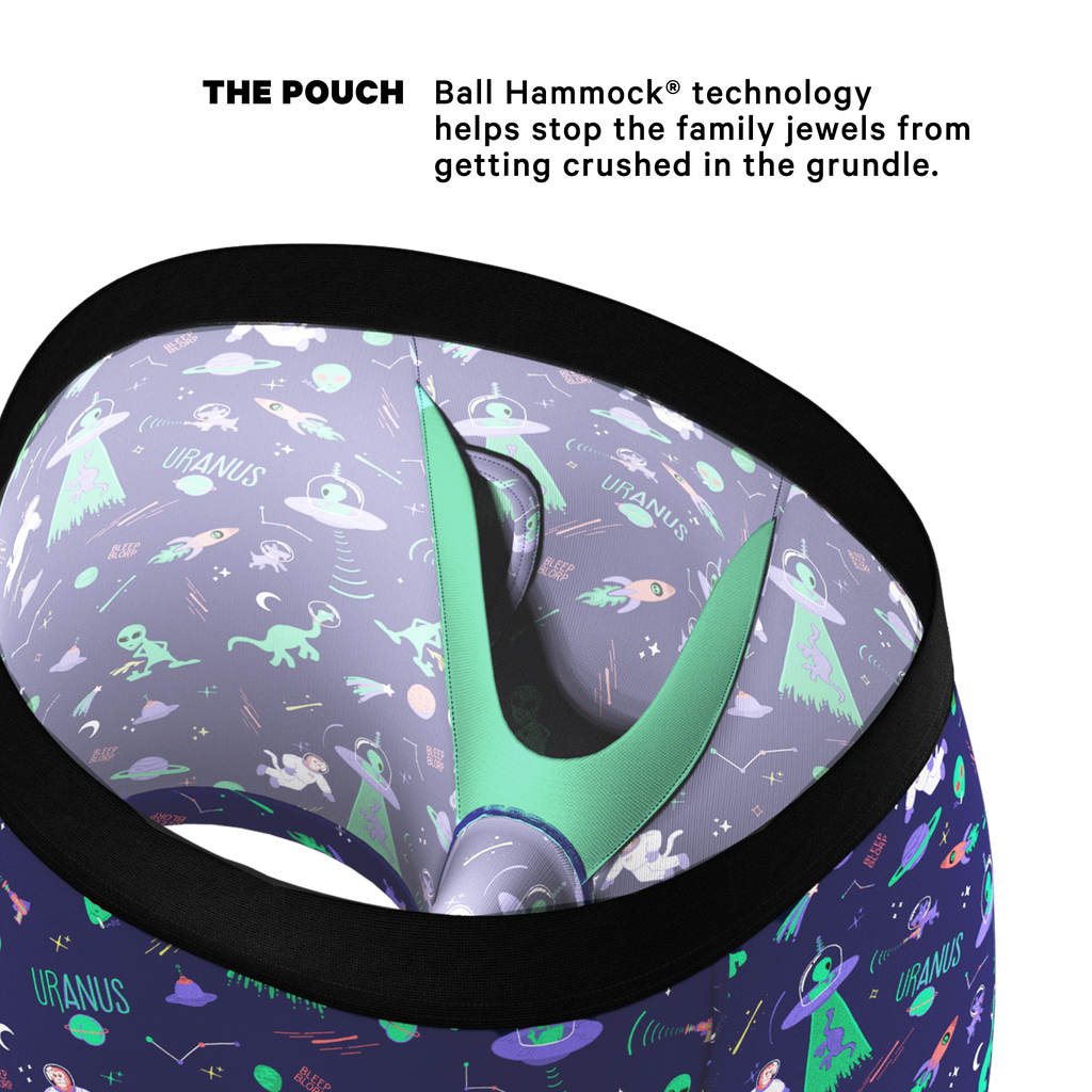 The Sensual Abduction | Alien Ball Hammock® Pouch Underwear With Fly - Shinesty