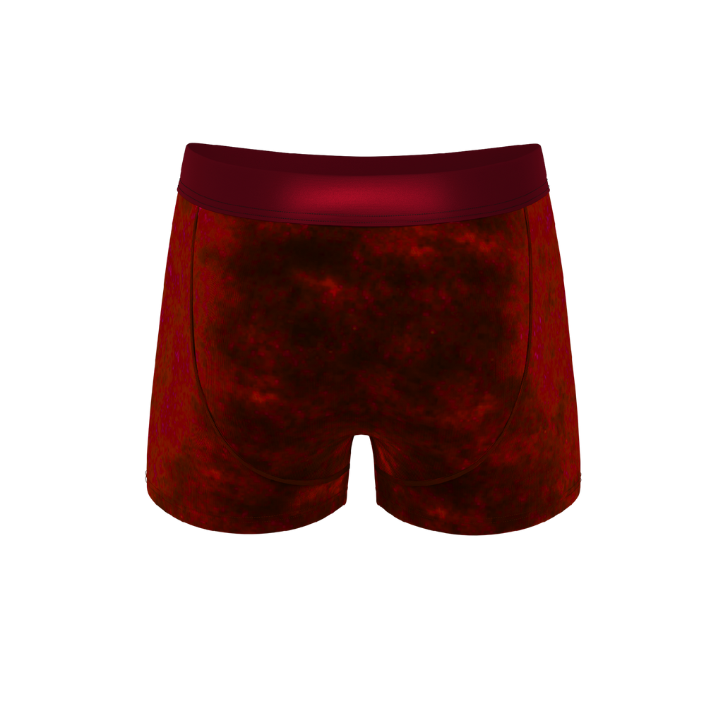 The Serenade | Red Velvet Velvet Trunk Underwear - Shinesty