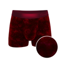 The Serenade | Red Velvet Velvet Trunk Underwear - Shinesty