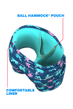 The Shorebreak | Navy Tropical Ball Hammock® Pouch 5" Swim Trunks - Shinesty