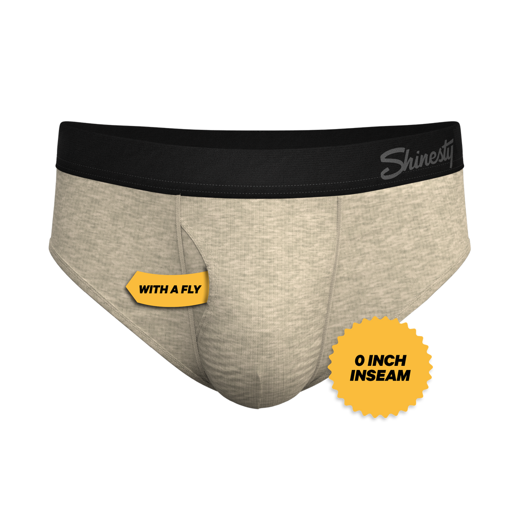 The Silver Fox | Oatmeal Heather Ball Hammock® Pouch Underwear Briefs - Shinesty