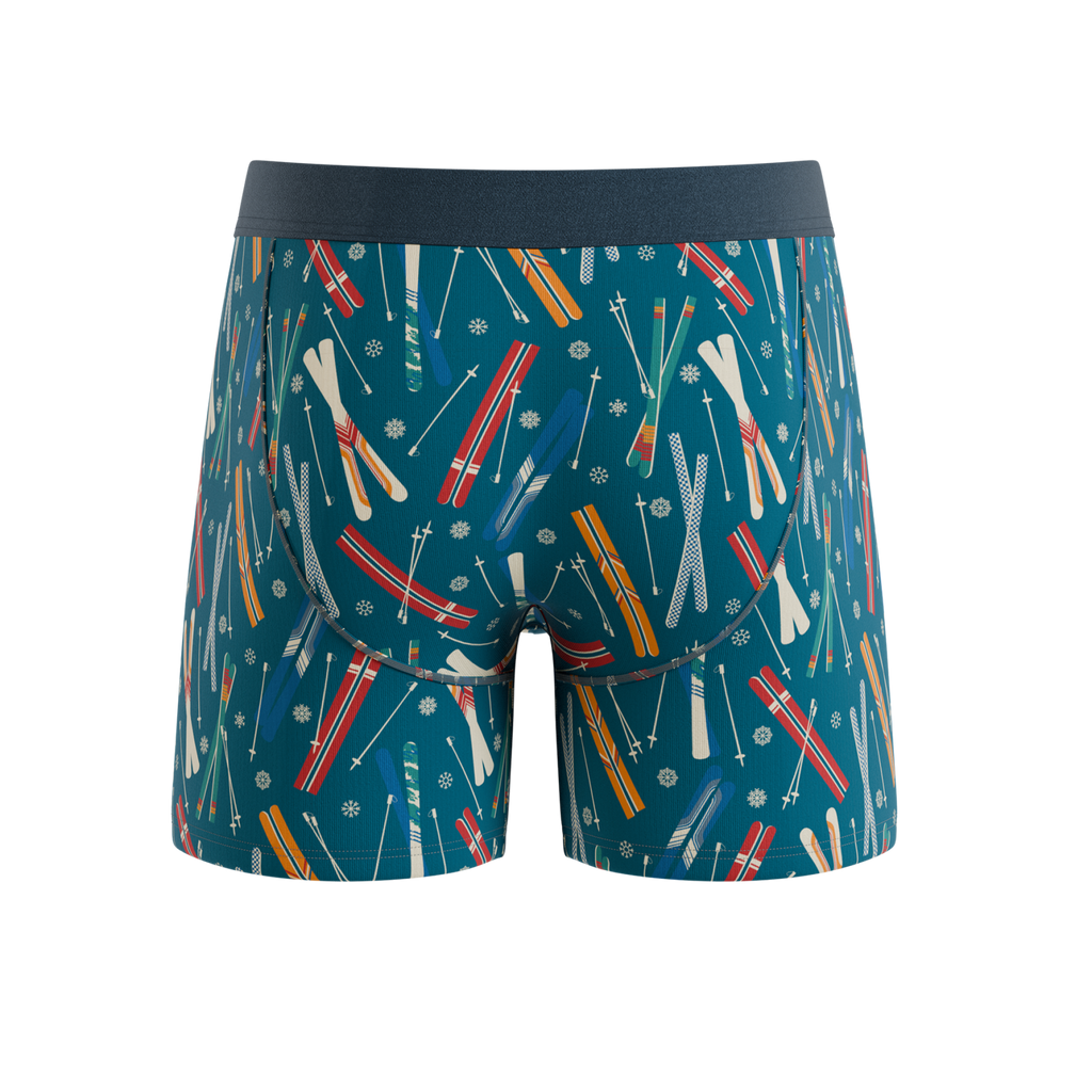 The Ski In Ski Out | Retro Ski Ball Hammock® Pouch Underwear - Shinesty