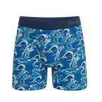 The Slippery When Wet | Naughty Wave Ball Hammock® Pouch Underwear With Fly - Shinesty