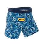 The Slippery When Wet | Naughty Wave Ball Hammock® Pouch Underwear With Fly - Shinesty