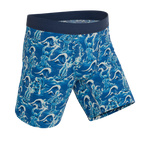The Slippery When Wet | Naughty Wave Ball Hammock® Boxer - Long Leg - Shinesty