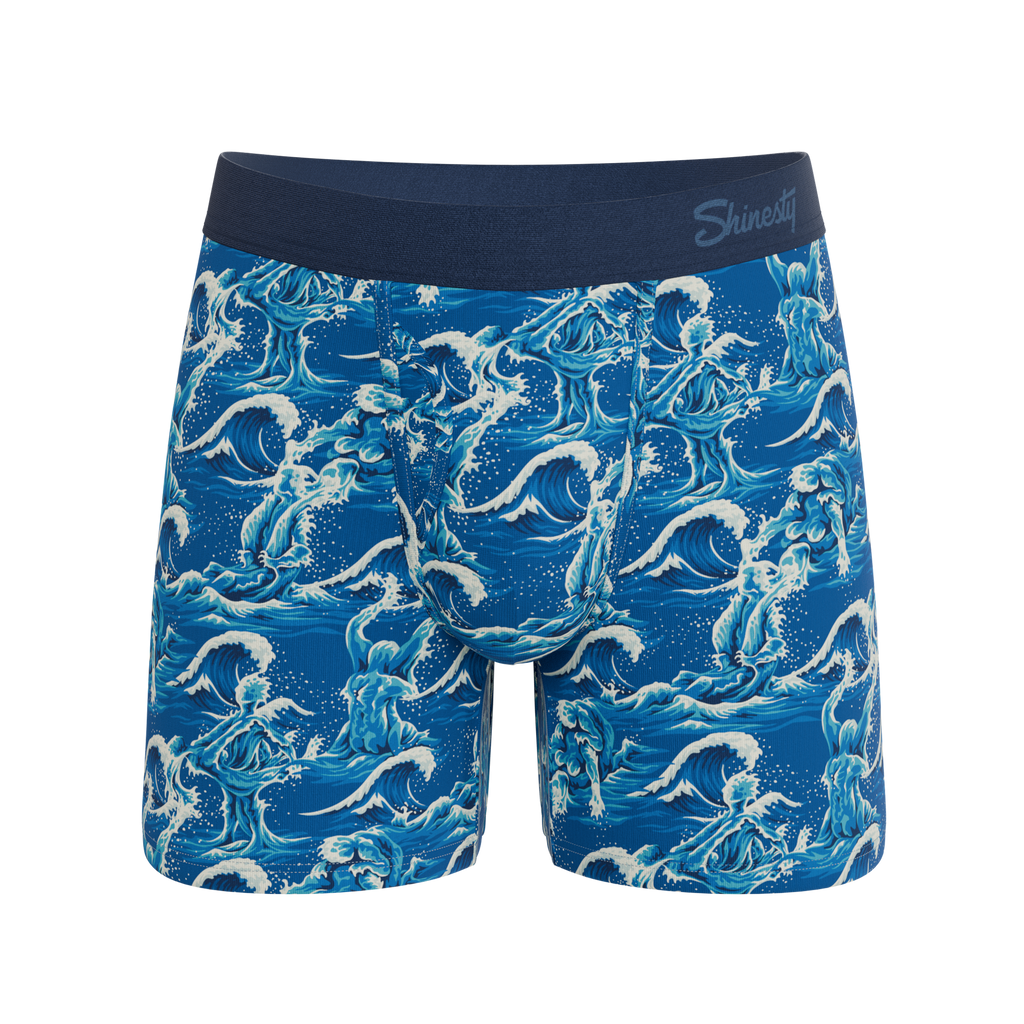 The Slippery When Wet | Naughty Wave Ball Hammock® Magnum Big Pouch Underwear - Shinesty