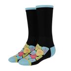 The Smooth Talker | Candy Hearts Heel Hammock™ Crew Socks - Shinesty