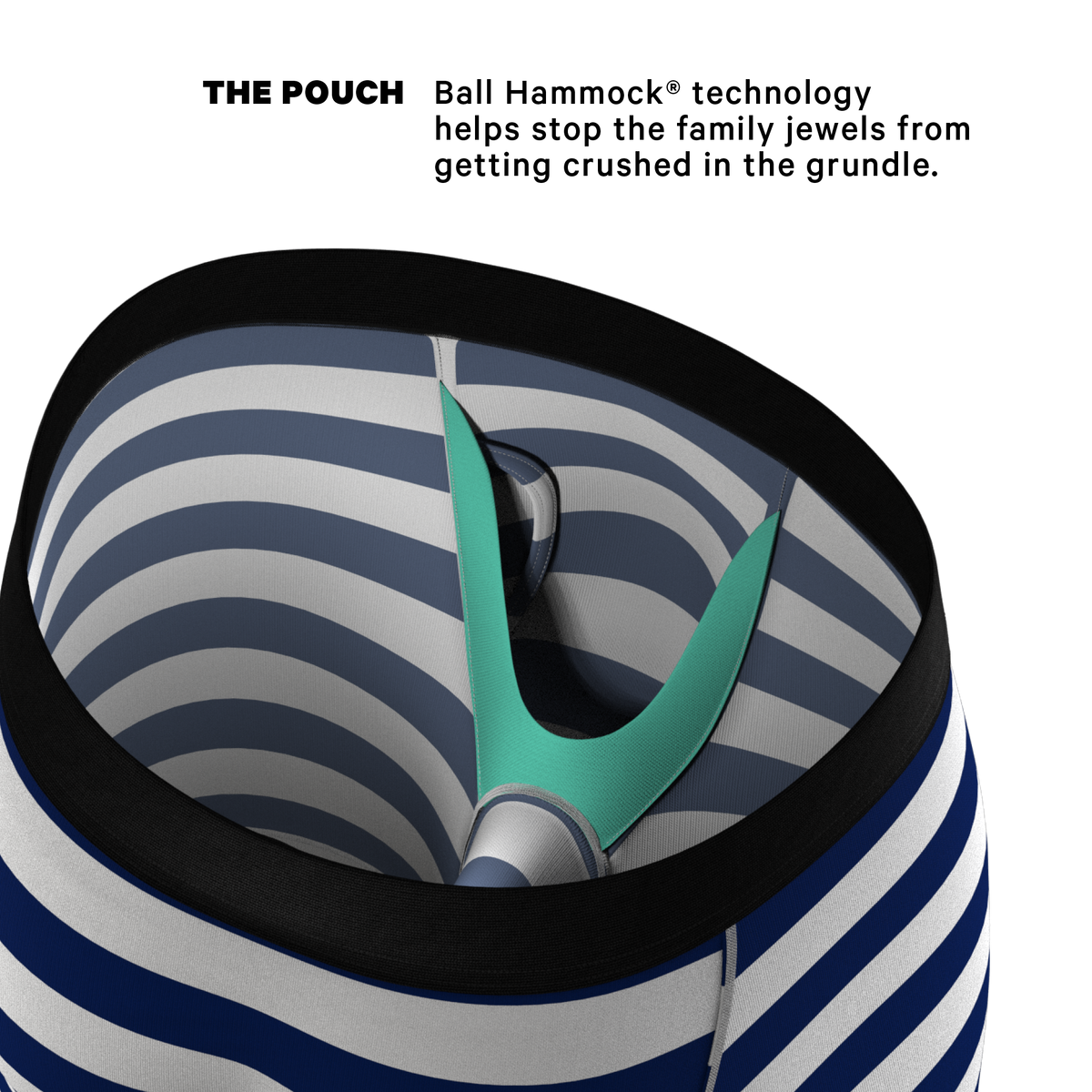 The Snack Attack | Shark Ball Hammock® Boxer - Long Leg - Shinesty
