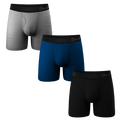 The Solid Dude | Ball Hammock® Pouch Underwear with Fly 3 Pack - Shinesty