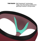 The Sommelier | Burgundy Ball Hammock® Pouch Underwear Briefs - Shinesty