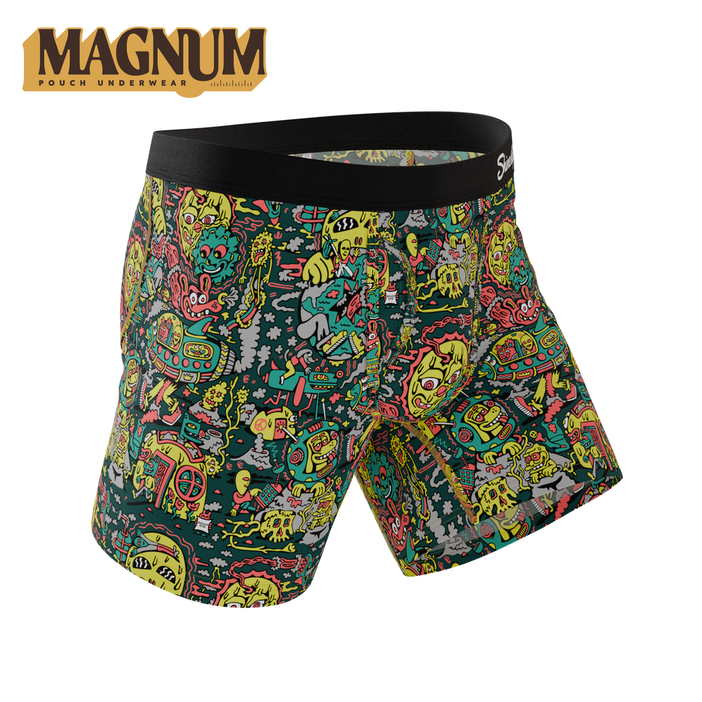 The Spaced Out | Shinesty X Killer Acid Ball Hammock® Magnum Big Pouch Underwear - Shinesty