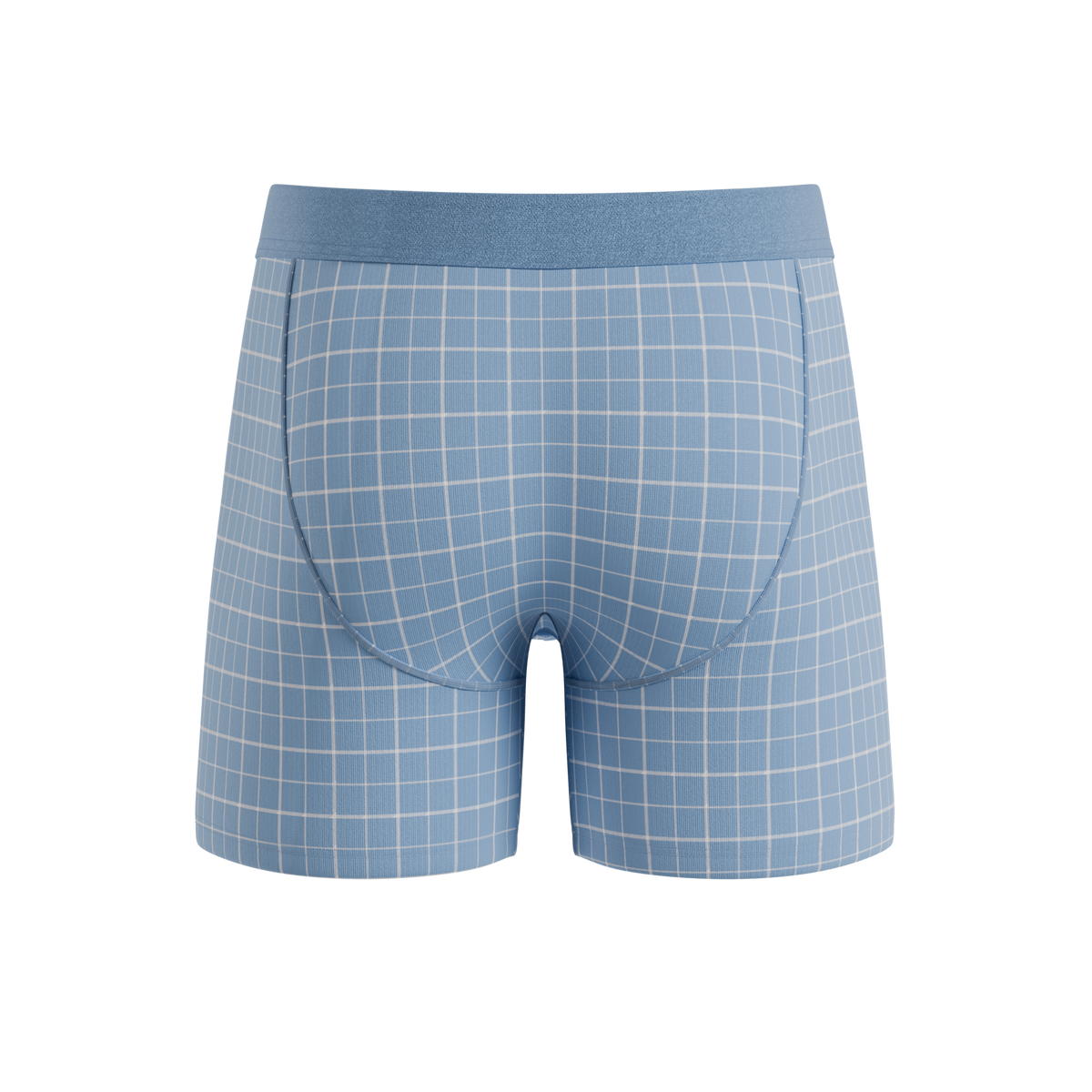 The Spick & Span | Window Pane Plaid Ball Hammock® Pouch Underwear With Fly - Shinesty