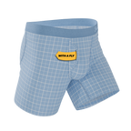 The Spick & Span | Window Pane Plaid Ball Hammock® Pouch Underwear With Fly - Shinesty
