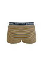 The Regatta | Navy and Yellow Terry Modal Boyshort - Shinesty