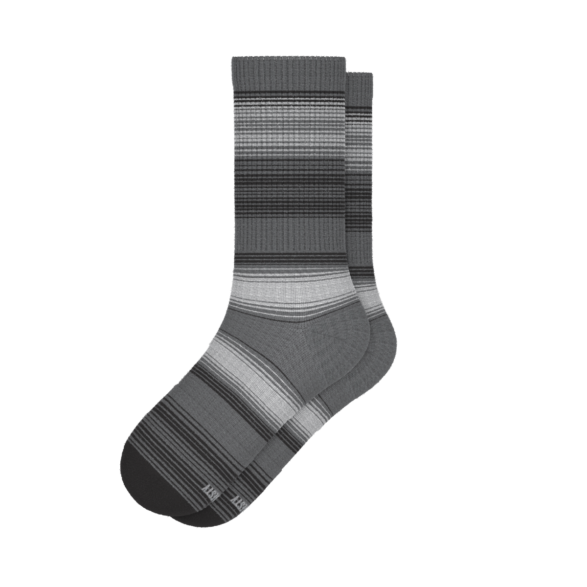 The Static Channel | Stripe Heel Hammock™ Crew Socks - Shinesty