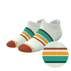 The Stellar | Retro Stripe Heel Hammock™ Ankle Socks - Shinesty