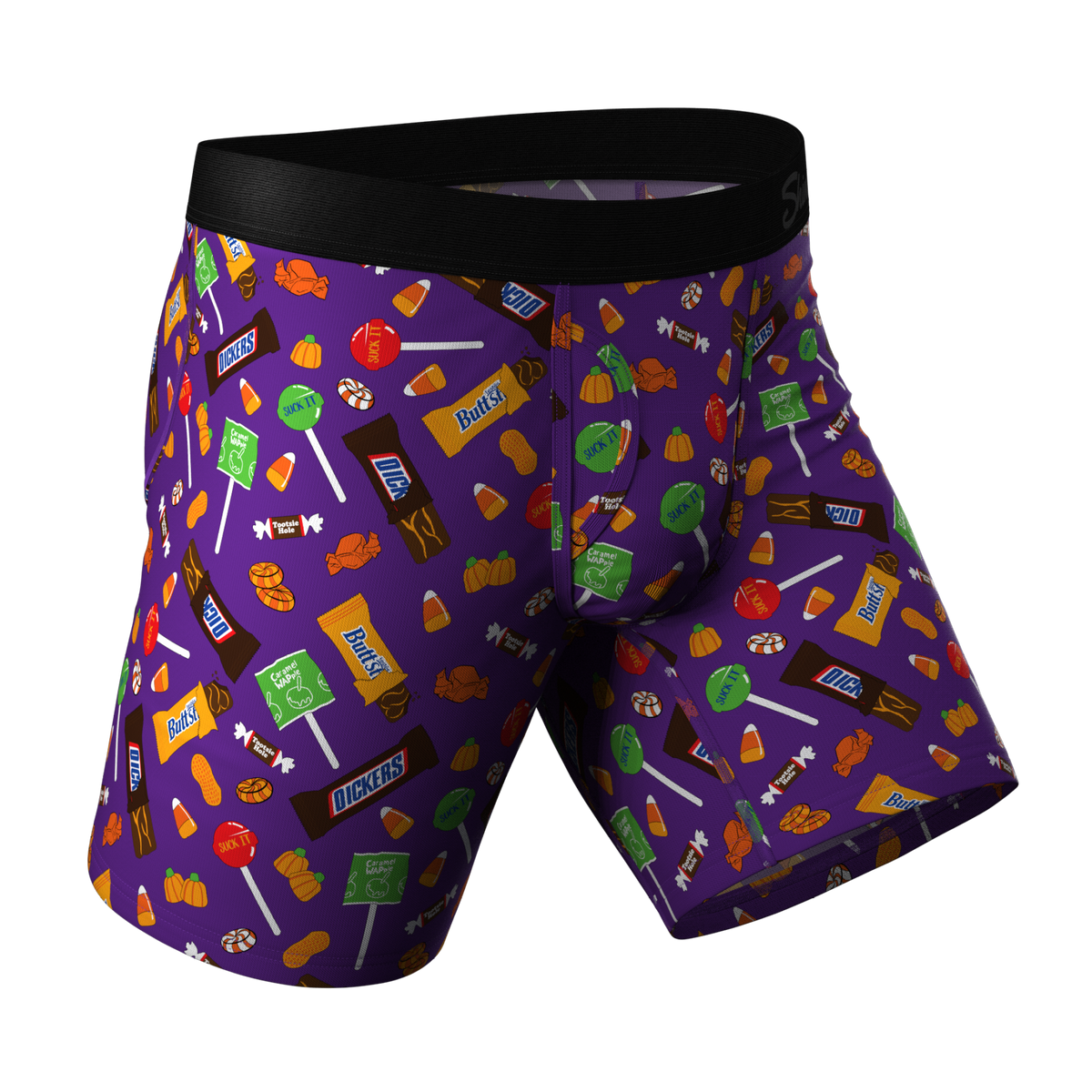 The Sticky Fingers | Halloween Candy Ball Hammock® Boxer - Long Leg - Shinesty