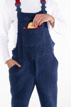 The Counting Sheep | Navy Sherpa Pajamaralls® - Shinesty