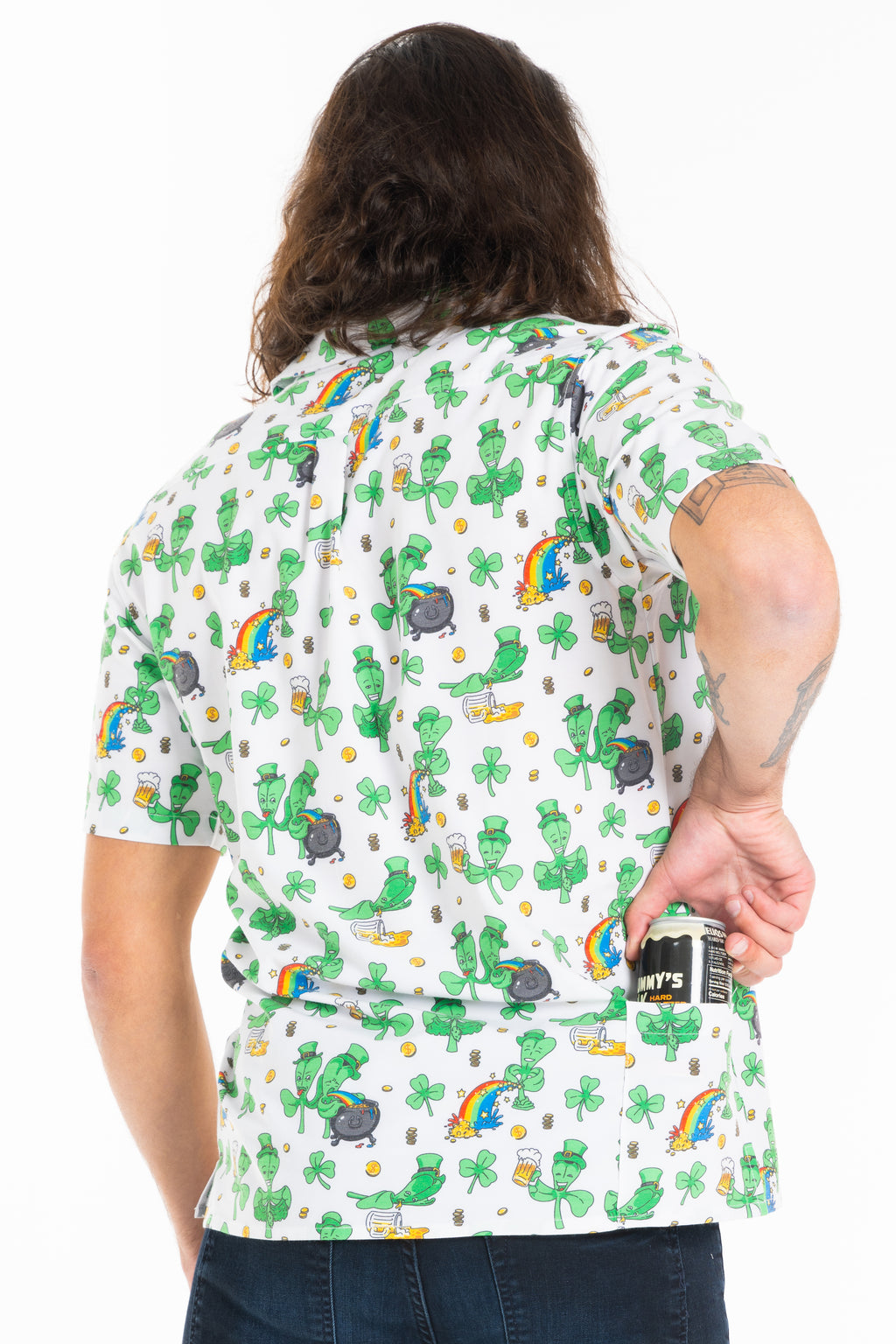 The 3 Leafs To The Wind | St Patricks Day Clovers Hawaiian Shirt - Shinesty