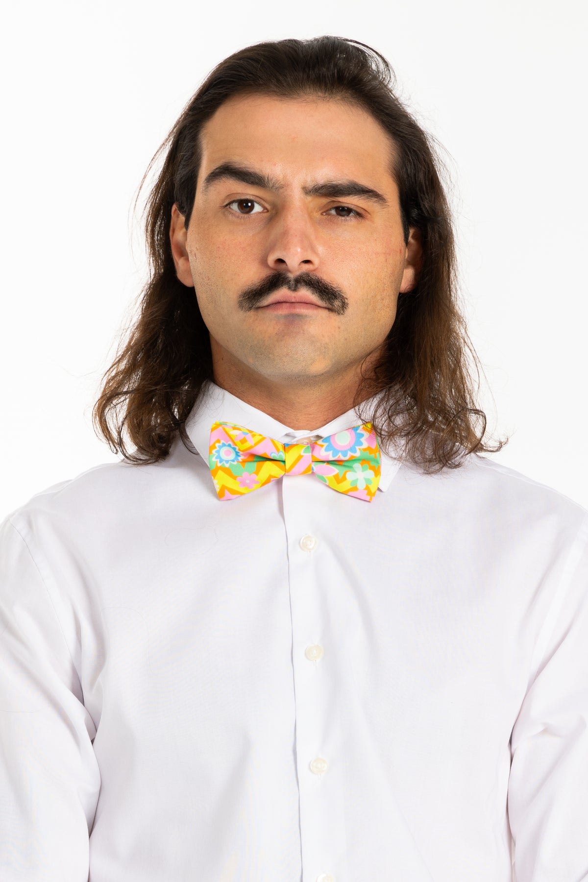 The Solar Flower | Trippy Floral Bow Tie - Shinesty