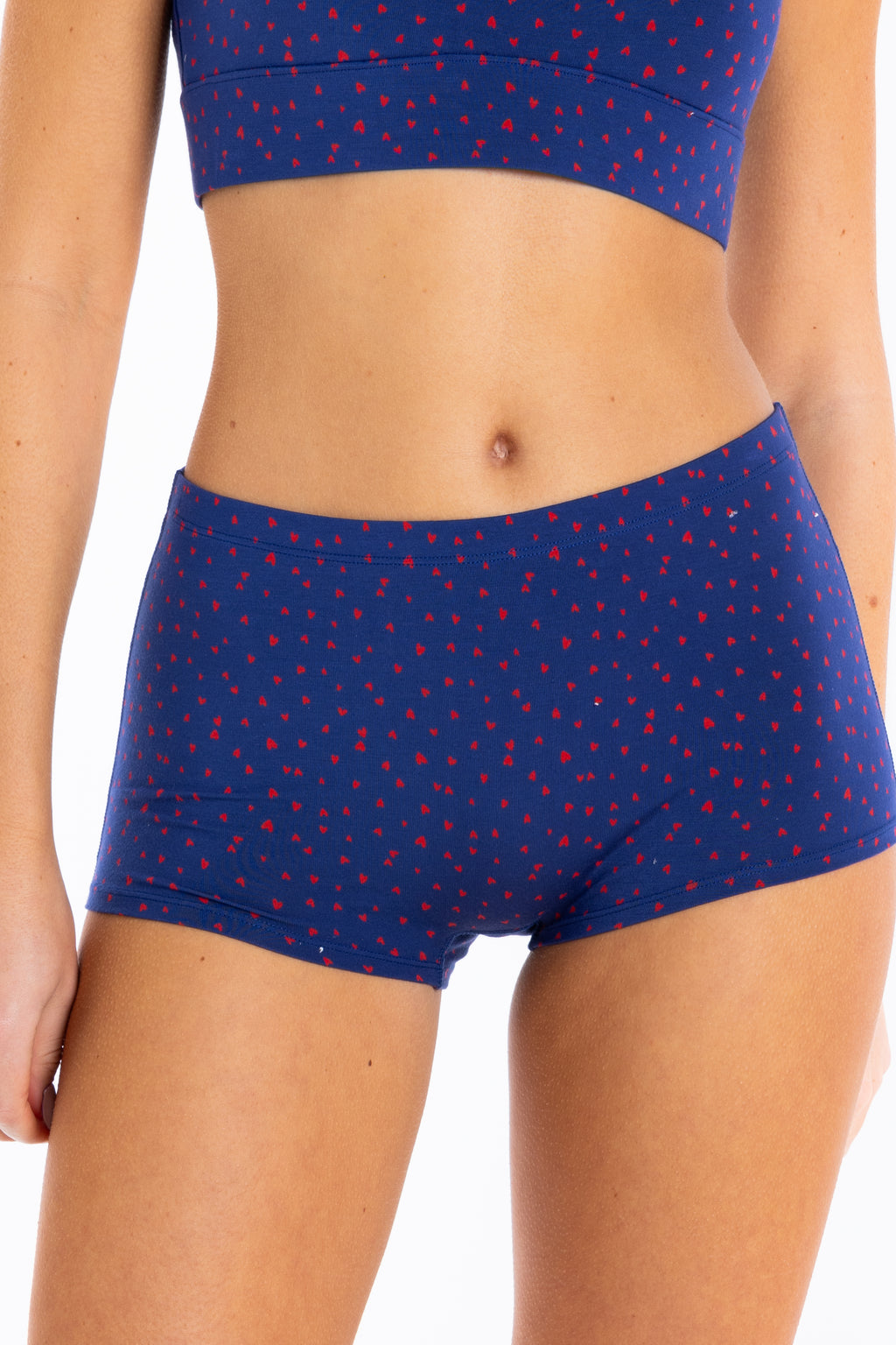 The Heartthrob | Tiny Hearts Valentines Day Modal Boyshort Underwear - Shinesty
