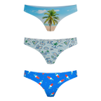 The Women Summer Essentials | Women's Thong Underwear 3 Pack - Shinesty