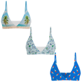 The Women Summer Essentials | Boob Hammock™ Triangle Bralette 3 Pack - Shinesty