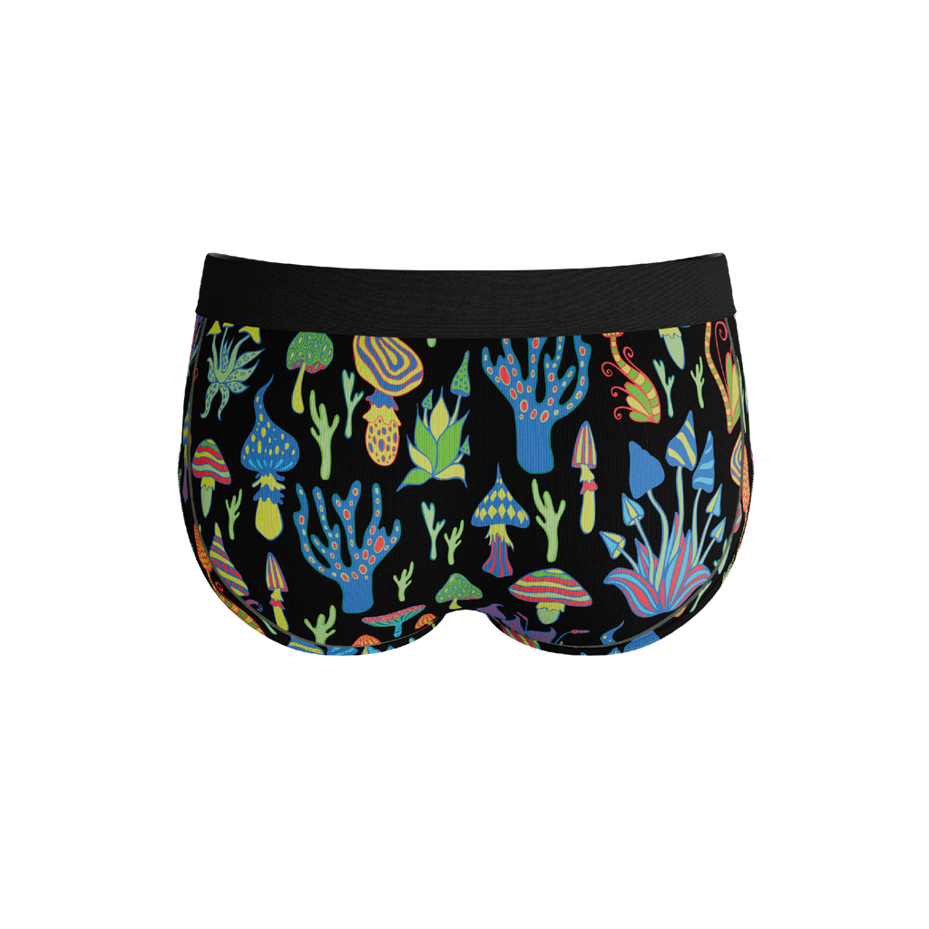 The Super Shroom | Neon Mushrooms Ball Hammock® Pouch Underwear Briefs - Shinesty