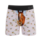 The Supreme Steed | Derby Horses Ball Hammock® Pouch Underwear With Fly - Shinesty