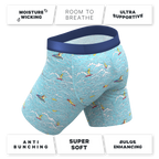 The Surfin' Turf | Shinesty Surfer Ball Hammock® Boxer - Long Leg - Shinesty