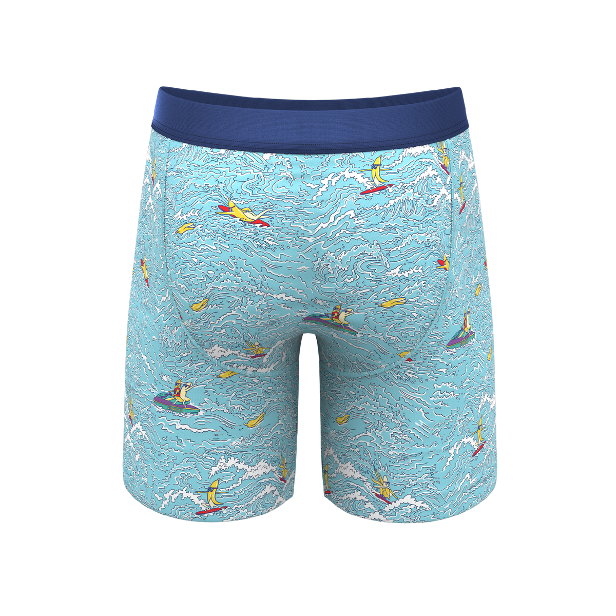 The Surfin' Turf | Shinesty Surfer Ball Hammock® Boxer - Long Leg - Shinesty