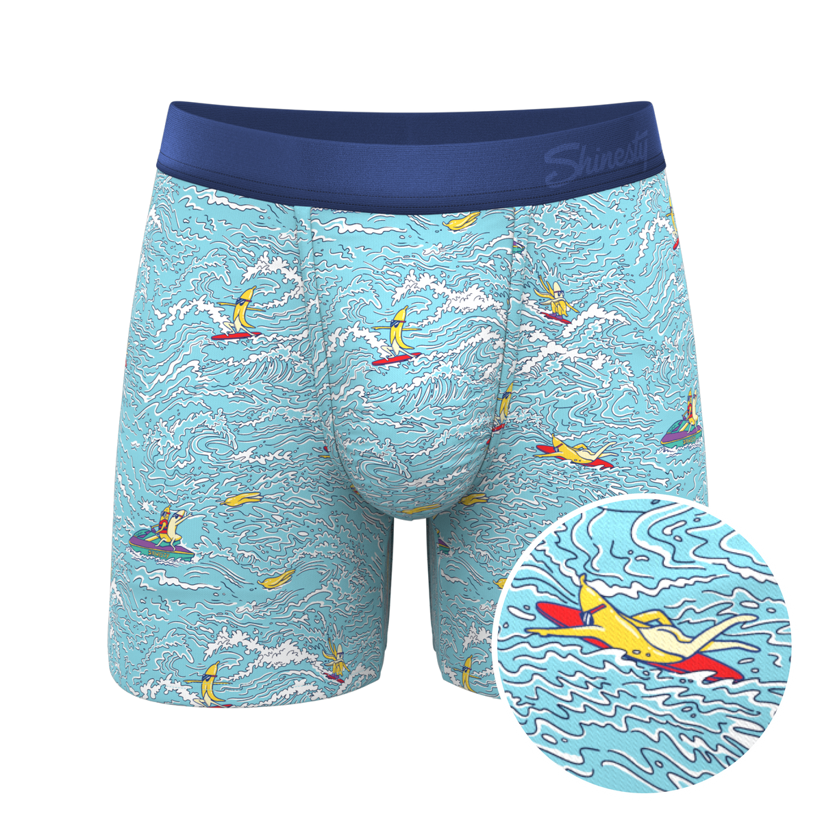 The Surfin' Turf | Shinesty Surfer Ball Hammock® Pouch Underwear - Shinesty