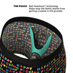 The Surprise Party | Birthday Balloons Ball Hammock® Pouch Underwear With Fly - Shinesty