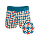 The Swanky | Retro Houndstooth Ball Hammock® Pouch Trunks Underwear - Shinesty