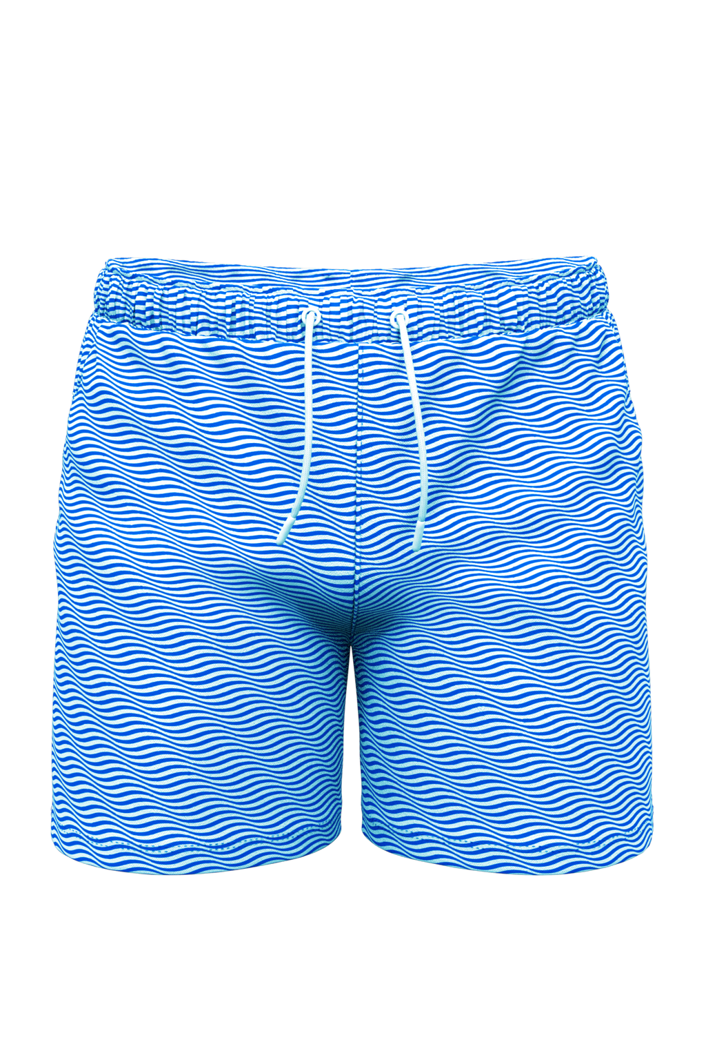 The Swim Lesson | Blue Wave Tropical Ball Hammock® Pouch 8" Swim Trunks - Shinesty