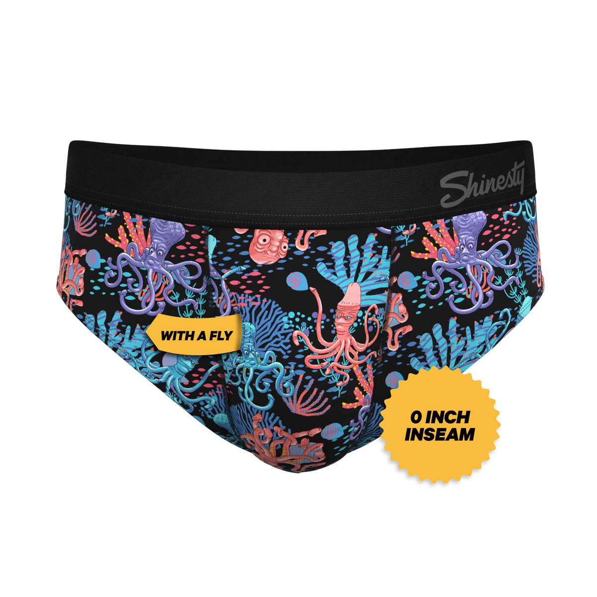 The Swollen Tentacles | Octopus Ball Hammock® Pouch Underwear Briefs - Shinesty
