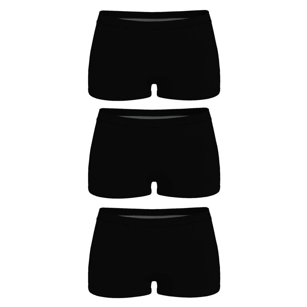 The Threat Level Midnight | Black Boyshort Underwear 3 Pack - Shinesty