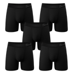 The Midnight Rider | Black Ball Hammock® Boxer Brief 5 Pack - Shinesty