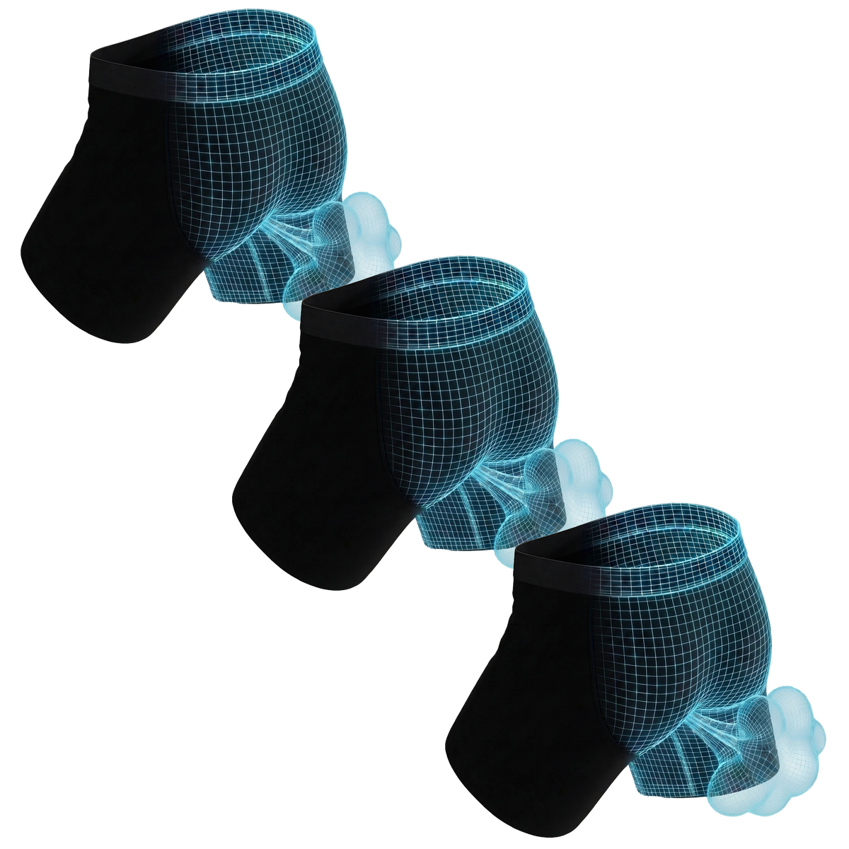 The Threat Level Midnight | Fart Proof Ball Hammock® Boxer 3 Pack - Shinesty