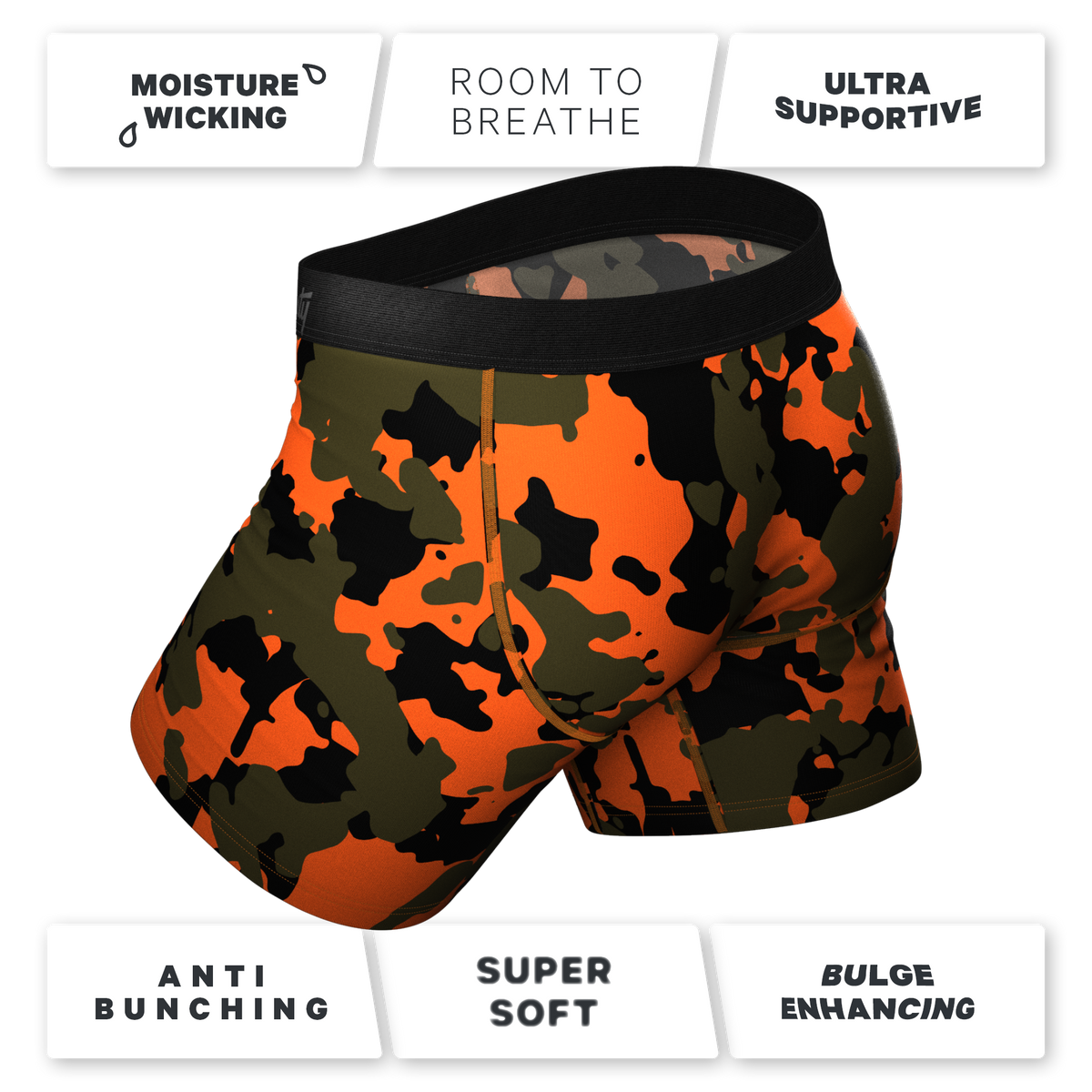 The Gentlemans Choice | Best Sellers Ball Hammock® Pouch Underwear With Fly 4 Pack - Shinesty