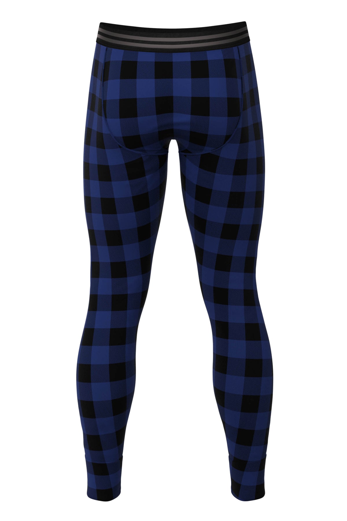 The Precious Plums | Blue Plaid Ball Hammock® Long Johns - Shinesty