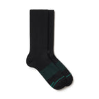 The Threat Level Midnight | Black Stay Weird Heel Hammock™ Crew Socks - Shinesty