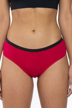 The Red Velvet | Dark Red Cheeky Underwear - Shinesty